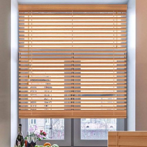 Toasted Oak Real Wood Venetian Blind